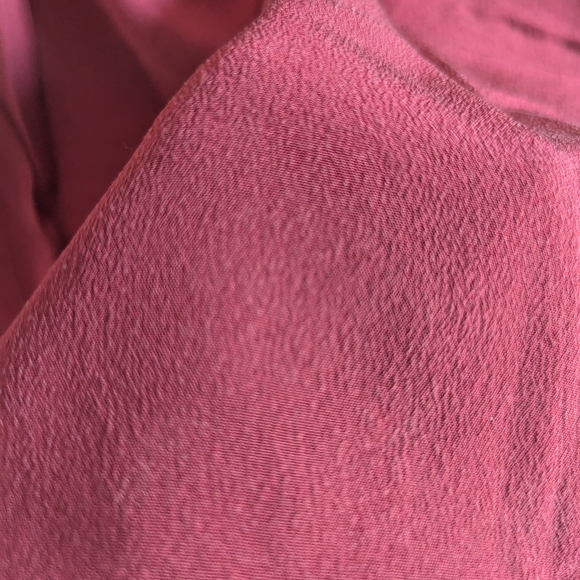 100% silk tank top, burgundy wine color, size 12, quiet luxury - Picture 4 of 9